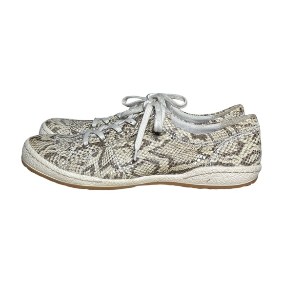 Joseph Seibel Women's Caspian Sneakers Size EU 39 US 8-8.5 Taupe Gray Leather - Picture 3 of 12